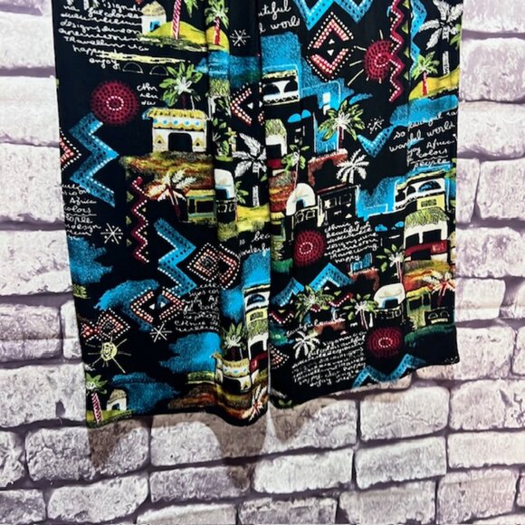 Chico's Travelers Multicolored Crop Pants Size XL - Picture 7 of 8